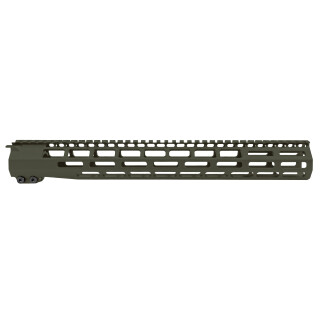 Grey Ghost Precision AR-15 15" Handguard M-LOK Green