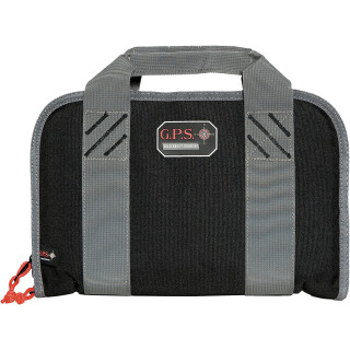 G-Outdoors Double Pistol Case Nylon Black GPS-1308PC