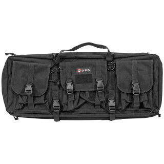 G-Outdoors G.P.S. Tactical 28" Double Rifle Case 600D Polyester Black