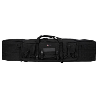 G-Outdoors G.P.S. Tactical 55" Double Rifle Case Backpack Straps MOLLE Compatible Nylon Black