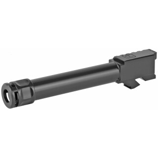 Griffin Armament ATM Threaded Barrel for Glock 19 Gen 5 Models 1/2x28 416R Steel Nitride Finish Black