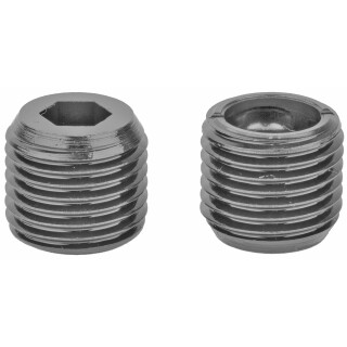 GrovTec Heavy Duty Push Button Bases Limited Rotation Steel Black 2 Pack