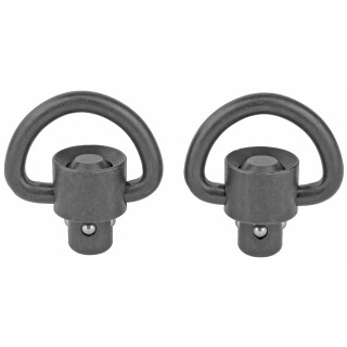 Grovtec QD "D" Loop Recessed Push Button Swivel Set