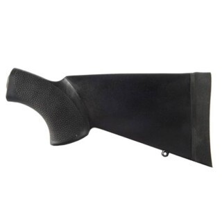 Hogue Mossberg 500 OverMolded Shotgun Stock 12" L.O.P. Black Pillar Bed
