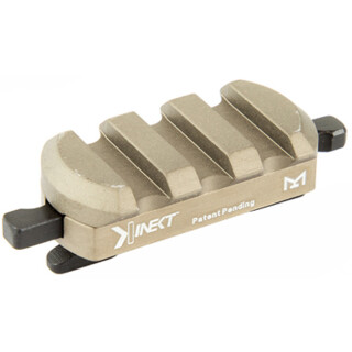 Kinetic Development Group Kinect M-LOK 3-Slot Picatinny Rail Aluminum Brown