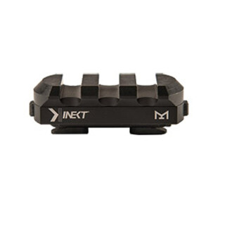 Kinetic Development Group Kinect MLOK 3-Slot Picatinny Rail Aluminum Black KIN5-100