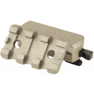 Kinetic Development Group Kinect M-LOK Universal Offset 4-Slot Picatinny Rail Aluminum Brown