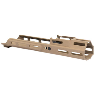 Kinetic Development Group MREX MKII FN SCAR 4.25" M-LOK Free Float Extended Hand Guard Rail System Magpul Flat Dark Earth