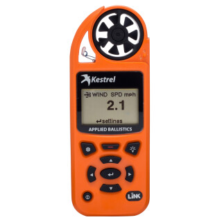 Kestrel 5700 Elite With LiNK and Applied Ballistics App Pocket Weather Meter Bluetooth Compatible Blaze Orange 0857ALBLZ
