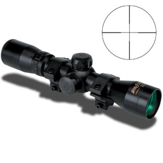 Konus KonusPro 4x32 Compact Riflescope Engraved 30/30 Reticle 1" Tube 1/4 MOA Matte Finish 7262