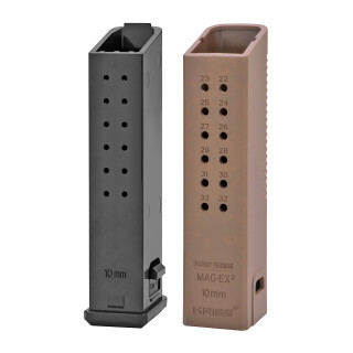 Kriss USA Vector Magazine Extension Kit for Glock 20 10mm Auto Magazine +18 Round Capacity Polymer Flat Dark Earth 3 Pack