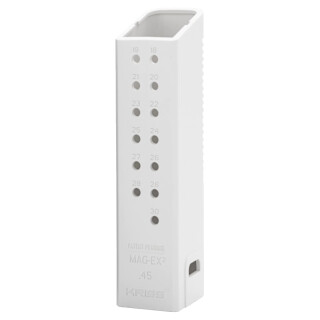 KRISS USA MagEx2 Extension Kit for Glock 21 .45 ACP +17 Capacity Polymer Alpine White 3 Pack