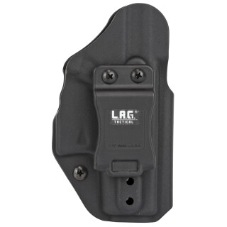 LAG Tactical Liberator MK II Series OWB/IWB Holster for Glock 42 Models Ambidextrous Draw Kydex Construction Matte Black Finish