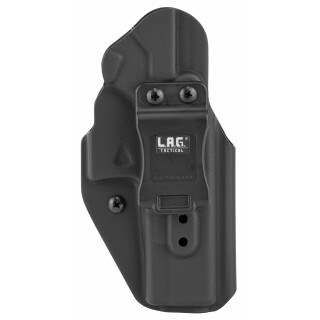 LAG Tactical Liberator MK II Series OWB/IWB Holster for Glock 17/22/31 Models Ambidextrous Draw Kydex Construction Matte Black Finish