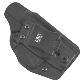 L.A.G. Tactical Liberator MKII IWB/OWB Holster S&W M&P Shield 9/40 Ambidextrous Draw Kydex Black