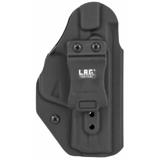 LAG Tactical Liberator MK II Series OWB/IWB Holster for S&W M&P M2.0 9/40 Models Ambidextrous Draw Kydex Construction Matte Black Finish