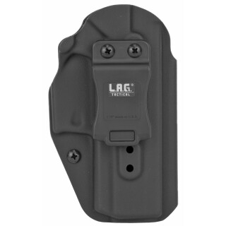 LAG Tactical Liberator MK II Series OWB/IWB Holster for SIG Sauer P320C 9/40 Models Ambidextrous Draw Kydex Construction Matte Black Finish