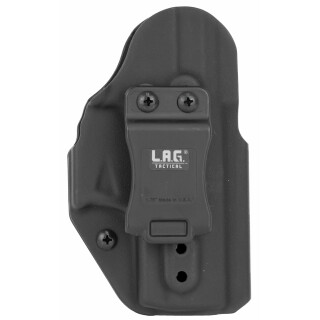 LAG Tactical Liberator MK II Series OWB/IWB Holster for Walther CCP M2 Models Ambidextrous Draw Kydex Construction Matte Black Finish