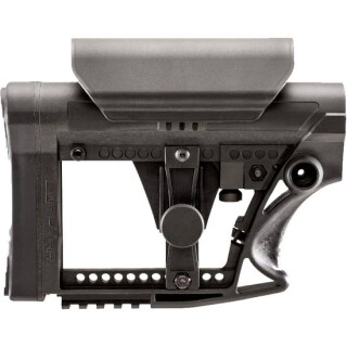 Luth-AR MBA-4 AR-15 Carbine Buttstock With Cheek Riser Polymer Black MBA-4-CHP