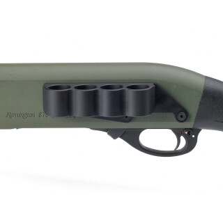 Mesa Tactical 4 Shell SureShell Side Saddle Shotshell Carrier for Rem 870, 1100, and 11-87 12 Gauge Black