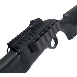 Mesa Tactical SureShell Carrier and Rail for Beretta 1301 Tactical Aluminum 6-Rounds