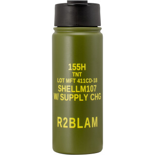 MFT 155mm M107 Howitzer Flip-Top Tumbler Bottle 16oz