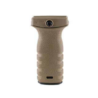 Mission First Tactical AR-15 REACT Short Vertical Grip Polymer Dark Earth RSGSDE