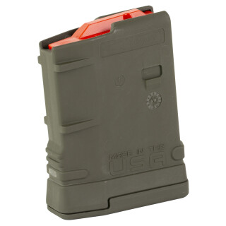 Amend2 Mod-2 DPMS LR-308/SR-25 10 Round Magazine .308 Winchester Anti-tilt Super Follower Stainless Steel Spring Polymer OD Green