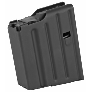 ASC LR-308/SR-25 Magazine .308/7.62 10 Rounds Stainless Steel Black 10-308-SS-BM-B-ASC