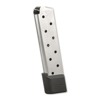 Chip McCormick POWER MAG+ 1911 Full Size Magazine .45 ACP 10 Rounds Stainless Steel M-PMP-45FS10