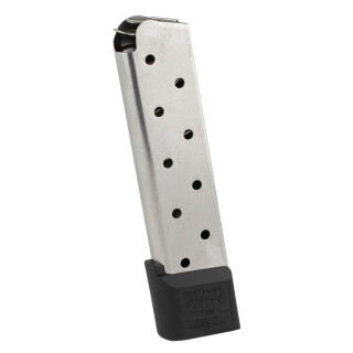 Chip McCormick RPM 1911 Full Size Magazine .45 ACP 10 Rounds Stainless Steel M-RPM-45FS10