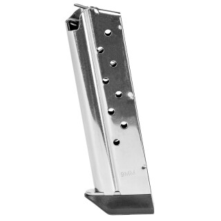 Kimber Full Size 1911 9 Round Magazine 9mm Luger Extended Base Pad