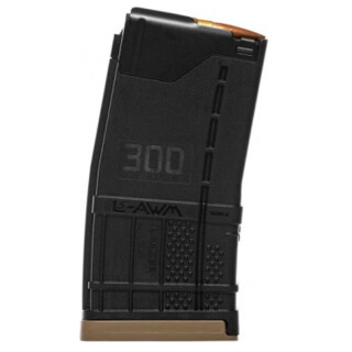 Lancer L5AWM AR-15 20 Round Magazine .300 AAC Blackout Black