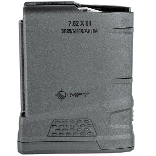 Mission First Tactical AR10 Magazine 7.62 x 51 NATO 10 Rounds Polymer Black