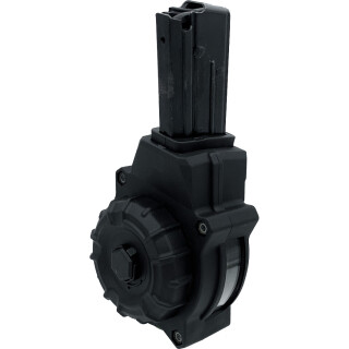 Promag AR-15 FN 5.7mm Drum Magazine 55 Rounds Polymer Black