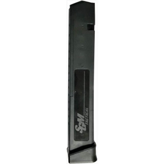 SGM Tactical Magazine for Glock 17/19/26/34 9mm Luger 33 Rounds Polymer Black SGMT9G33R