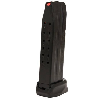 Walther PPQ M2 Factory Extended Magazine 9mm Luger 17 Rounds Steel/Polymer Black