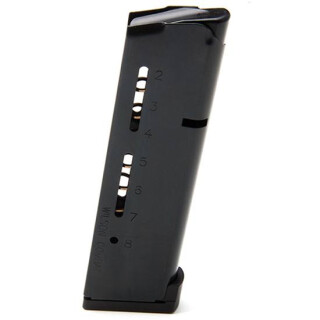 Wilson Combat 1911 Elite Tactical Heavy Duty +P Full Size Magazine .45 ACP 8 Rounds Aluminum Base Pad Stainless Steel Black 500BA-HD