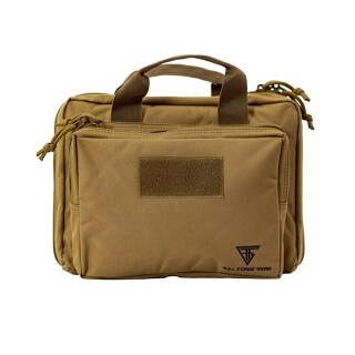 Full Forge Gear Double Pistol Case 12" x 10" Nylon Tan
