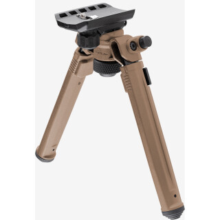 Magpul Sling Stud QD Bipod 6.3" to 10.3" Stainless Steel/Polymer FDE