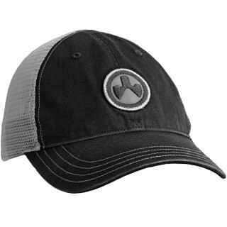 Magpul Industries Icon Patch Garment Washed Trucker Hat Polyester and Cotton One Size Fits Most Black/Charcoal