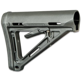 MOE AR-15 Carbine Stock MagPul Mil-Spec Black Rubber Butt Pad Drop In Replacement
