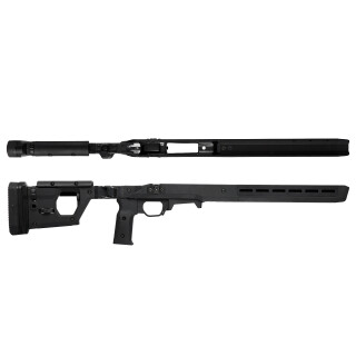 Magpul Pro Stock for Remington 700 Short Action Calibers M-LOK Modular Attachment Slots Full Billet Aluminum Skeleton Ambidextrous Matte Black Finish