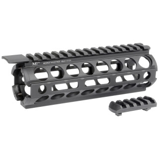 Midwest Industries AR-15 M-Series Two Piece Drop In Carbine Length Hand Guard M-LOK 6061 Aluminum Hard Coat Anodized Matte Black