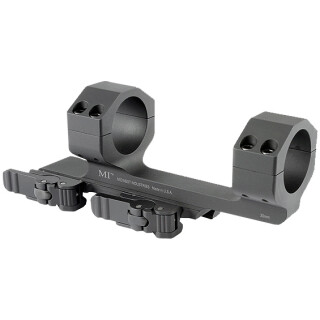 Midwest Industries AR-15 30mm Scope Mount QD Levers 6061 Aluminum Black MI-QD30SM