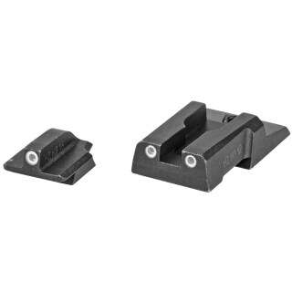 HiViz NiteSite Low Profile Tritium 3-Dot Night Sight Set Green Tritium Ruger Security 9 Steel Blued RGS9N121