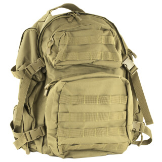 NcSTAR Tactical Backpack Nylon Hydration Compartment MOLLE Compatible Tan