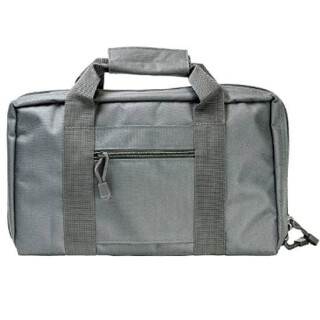 VISM Discreet Double Pistol Soft Case Nylon Gray CPU2903