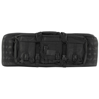 VISM Double Carbine Soft Case 36" Heavy Duty 600D PVC Black CVDC2946B-36