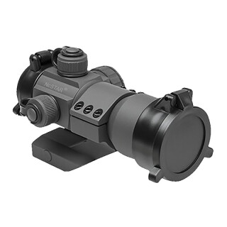 NCStar Red Dot 1x24x34mm Tri-Illuminated 3MOA Reticle Powder Coated Urban Grey